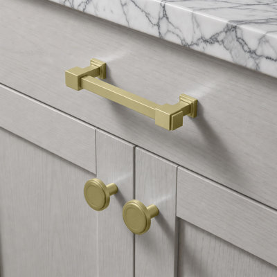 Deltana MP40U26D Decorative Cabinet Pull 4", Manhattan, Solid Brass in Brushed Chrome