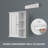  24 in. W x 7 in. D x 28 in. H Wall Bathroom Cabinet Over The Toilet Storage-1244435559
