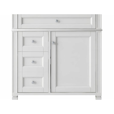 30.00'' Single Bathroom Vanity with Ceramic Top