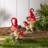 8.27 In. Hedgehogs On Mushrroms Figurines Set Of 2