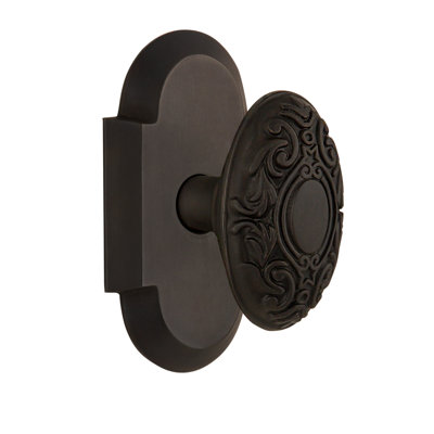 Cottage Plate with Victorian Door Knob
