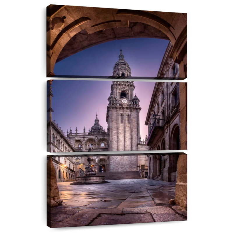 Église Masam Santiago De Compostela, H 32 po x l 20 po