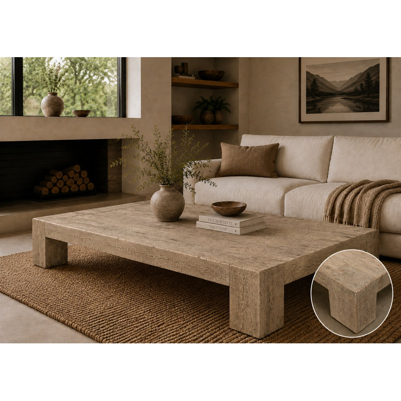 Solid Wood Coffee Table