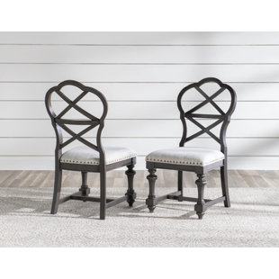 Kingston X Back Side Chair, KD, Uph. Seat (Set of 2)