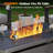Outdoor 7 Pieces Metal Patio Furniture Set With Fire Pit Table, Outdoor Sectional Sofa W/6 Inch Olefin Cushion, Modern Outdoor Conversation Sets-1918162516