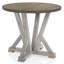 Table de comptoir en bois deux tons Bruun
