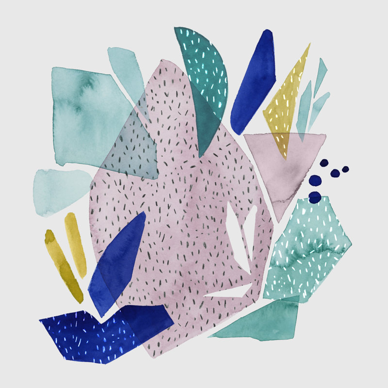 Terrazzo Drift IV, H 12 po x l 12 po