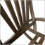 Chaise à bascule inclinable