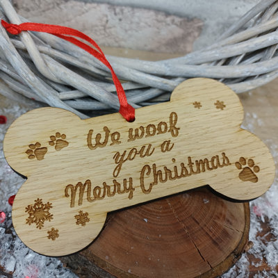 24cm Handmade Wood Hanging Figurine Ornament