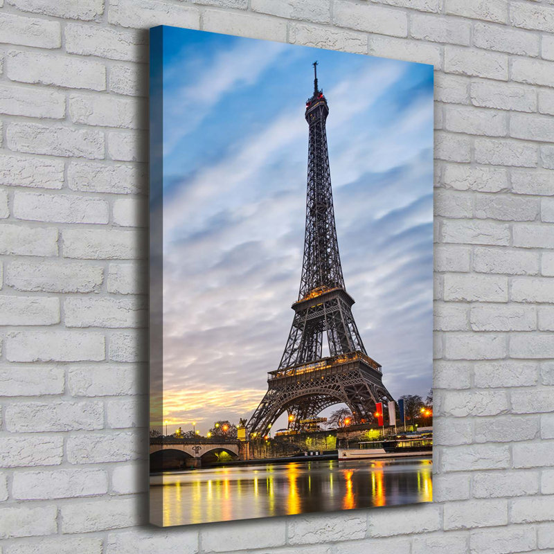 Eiffel Tower Paris - Wrapped Canvas Print
