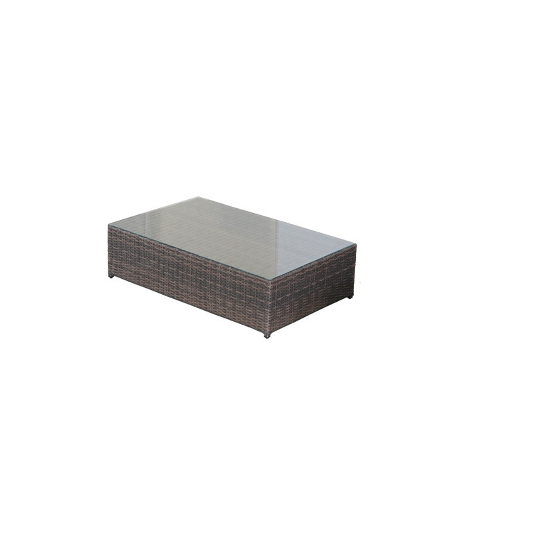 Aviara Fully Assembled Rectangular 30'' L x 49'' W Outdoor Coffee Table