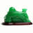 Laughing Buddha Statue (3.94×2.17×1.97 inch) - Resin Wealth & Luck Decor for Home/Office, Green