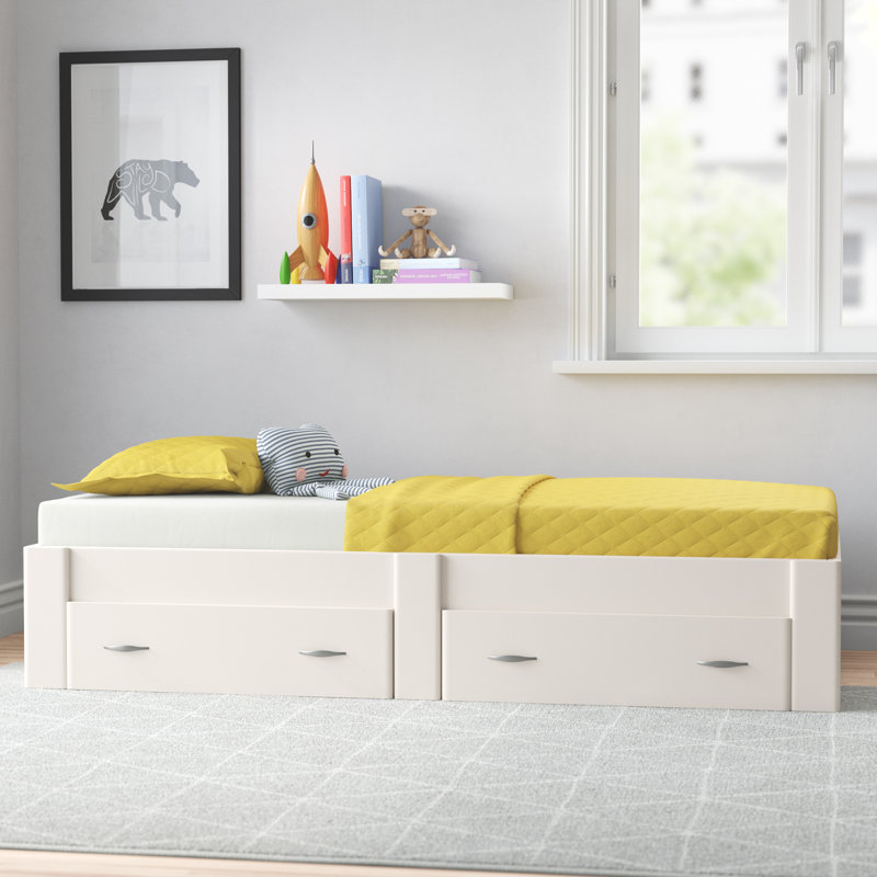 Ensemble de chambre à coucher personnalisable avec lit plateforme Francine
