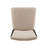Blondell Modern Glam Iron Upholstered Armless Dining Chair with Toothpick Back-587254691