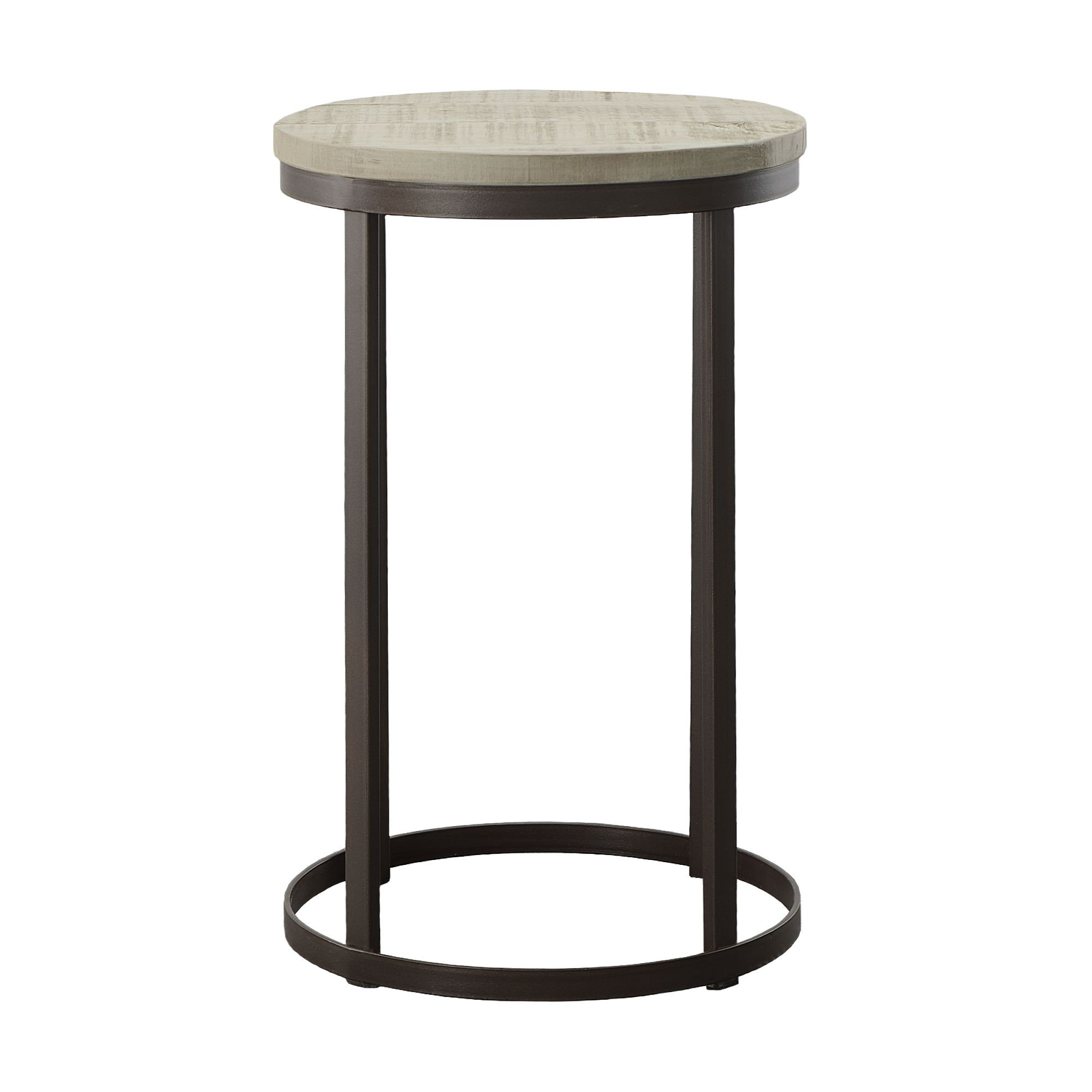 17 Stories Solid Wood Top End Table Wayfair
