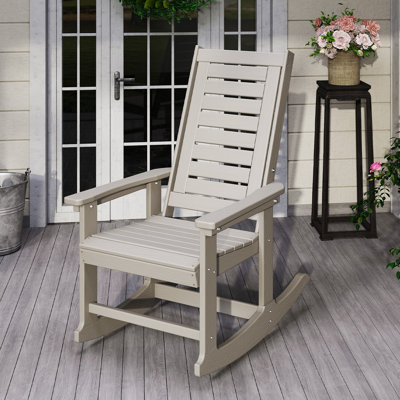 Plumville Outdoor Rocker Chair by Dovecove