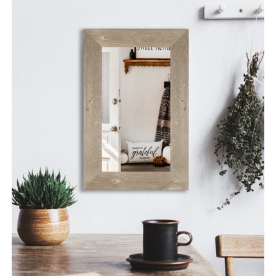 Engineered Wood Flat Wall Mirror