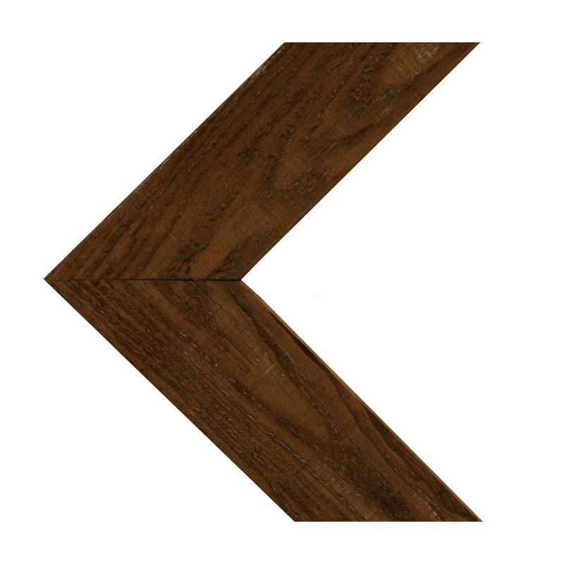 Décoration murale en bois de grange vintage, H 12 po x l 11 po x p 0,75 po, Brun patiné