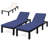 Outdoor Chaise Lounge , Cushion Included-291777667