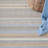 Grice Hand Woven Jute/Wool Striped Rug in Natural/Light Blue-62679006