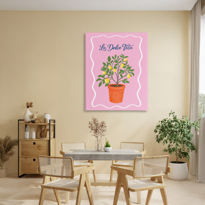 Toile de citronnier Dolce Vita, design par Be Ni La
