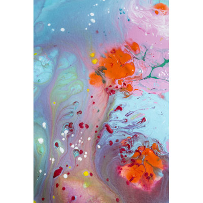Emeraude Painting Detail by Simonidadjordjevic - Wrapped Canvas Painting