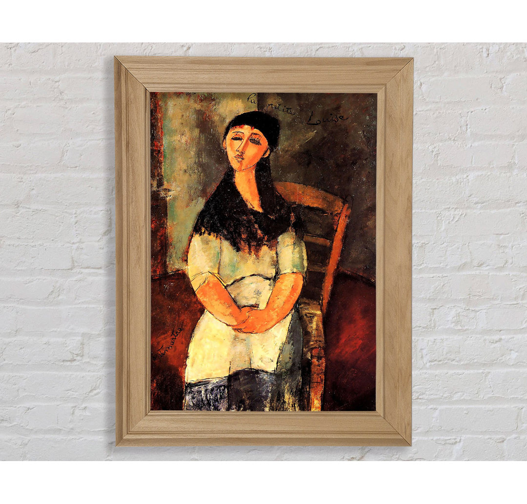 Modigliani Die kleine Louise - Einzelner Bilderrahmen Kunstdrucke