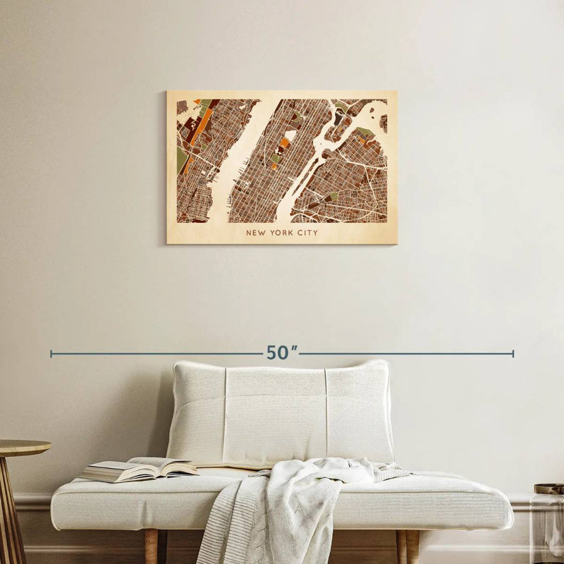 Carte Aliaz Earthy NYC, H 20 po x l 30 po