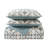 Wrangler Annie Blue Cotton Reversible Quilt Set-102291718