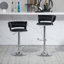 Andraya Swivel Upholstered Adjustable Height Counter Stool with Metal Frame-136914446