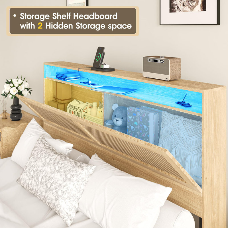 Platform Storage Bed, Full