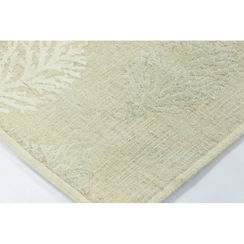 Block Print Handmade Wool Area Rug