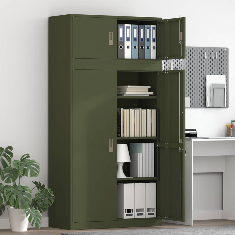 Storage Cabinet, Olive Green