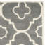 Tapis gris foncé / ivoire en laine touffeté à la main Carolene-19275131