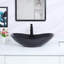 Lavabo vasque ovale 24,5 "x 13,8" Nordic Marble avec bonde escamotable