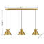 Lustre linéaire à 3 lumières Ohiremen-97493866