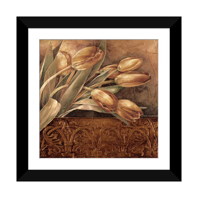 « cuivre tulipes ii », impression sur toile