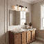 Éclairage pour meuble-lavabo à intensité variable Breena en laiton chaud-1285483220-1329134365