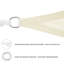 Nairobi 2.5m x 3.5m Triangular Shade Sail-106897526