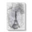A Moody Eiffel Tower In Paris France - Wrapped Canvas Print-56666340