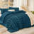 Bedsure Tufted Boho King Comforter Set – 3-Piece Teal Shabby Bedding，Farmhouse Jacquard Bed Set with Embroidery, All-Season Softness for Cozy Bedrooms & Boho-Chic Gifts-110437400-105490890