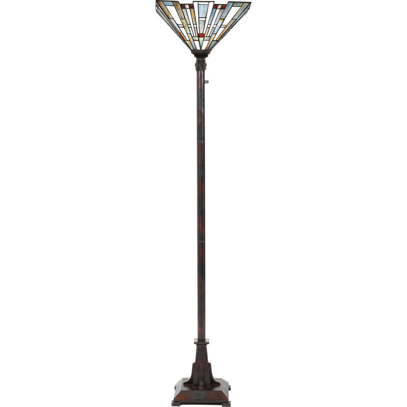 LosPalmos 71'' Valiant Bronze Torchiere Floor Lamp