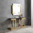51 " W Glass Top Console Table