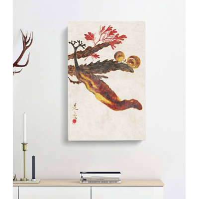 Seaweed by Shibata Zeshin - Wrapped Canvas