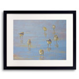 Birds In The Mist Print by Phyllis Adams