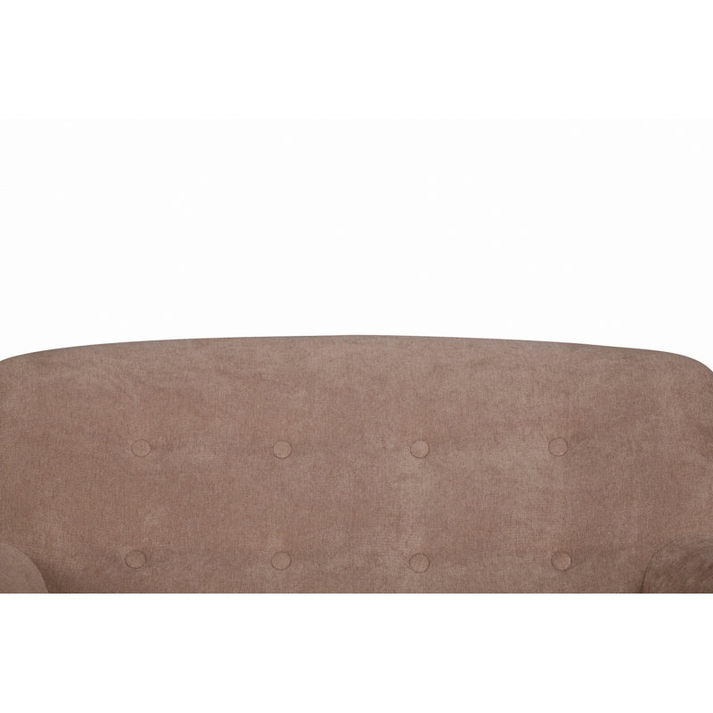 Fauteuil, fauteuil d'appoint rembourré pour chambre à coucher, salon, Tanné