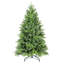 Arbre classique de 8 pi avec pointes en PE + 1847, conception corsée, branches à charnières pour un assemblage rapide, support en métal massif, affichage des Fêtes complet et réaliste, installation facile, base solide