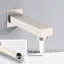 Douche de 10 pouces au fini nickel brossé - pomme de douche à main, douche à main, haute performance, système de salle de bain résistant aux fuites, installation facile de 10 po, longue durée de vie