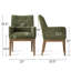 Ensemble de chaises de salle à manger rembourrées en tweed de 19,5 po (ensemble de 8)-130619842
