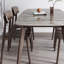 Table de salle à manger rectangulaire moderne en pierre frittée-107788217